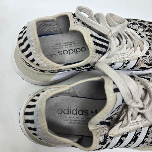 ADIDAS Womens Swift Run X W Cheetah Animal Print Running Shoes Sneakers 7.5 - Picture 7 of 8